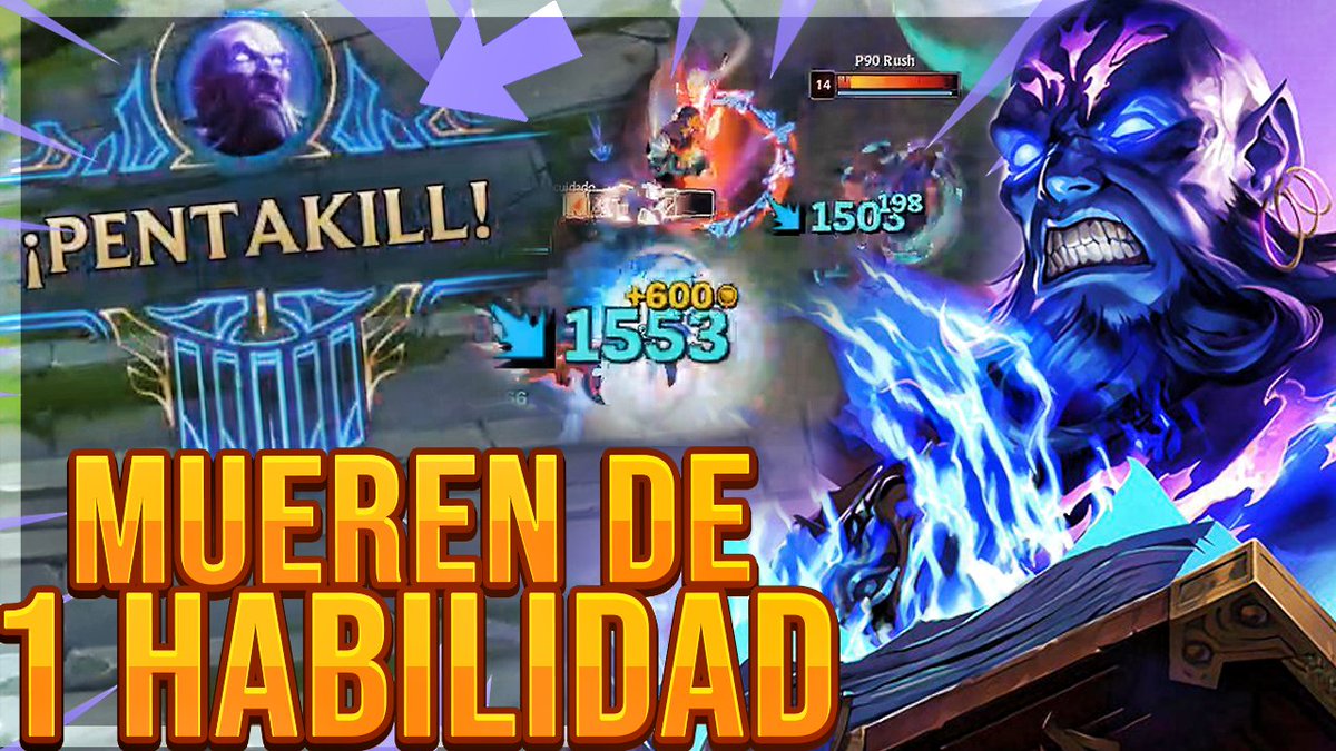⭐️Nuevoo videoo  en el canal secundario!! usamos a ryze y los enemigos mueren de 1 HABILIDAD!! terminando con pentakill la partida :o

📌Link: youtu.be/RSEx73TUFdo 👈