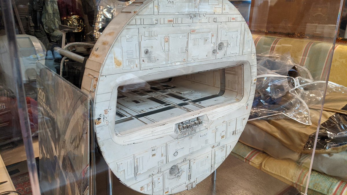 Thanks to  @2001_italia &  @Ushabye for the heads up, looks like a genuine screen-used Space Station V docking bay prop from Kubrick's 2001: A SPACE ODYSSEY has surfaced from someone's private collection; fully restored & on display here:  https://www.reddit.com/r/StanleyKubrick/comments/kvkp64/original_space_station_v_docking_bay_surfaced/