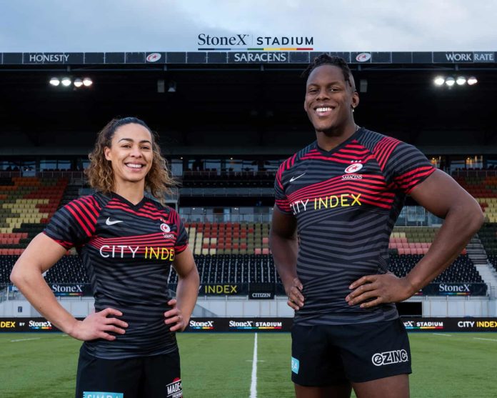 A StoneX tem o orgulho de patrocinar o clube de Rugby Saracens, de Watford, na Inglaterra, que atua na divisão principal do campeonato inglês de rugby, o Aviva Premiership. Estamos ansiosos para torcer pelo @Saracens e @SaracensWomen no StoneX Stadium. https://t.co/OVjKOeJOu2