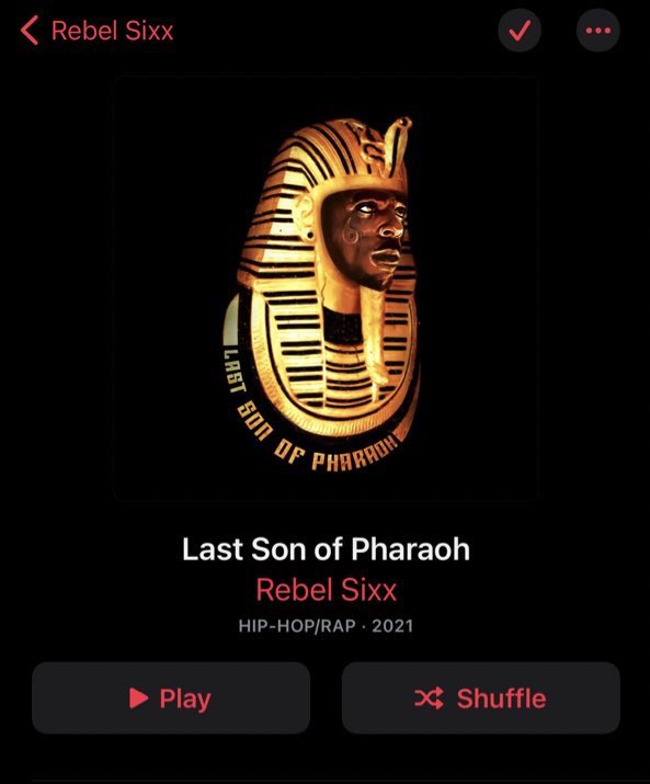 rebel6ixx's tweet photo. What’s your favourite song on Last Son of Pharaoh Album? https://t.co/Ze4JeGxcIW