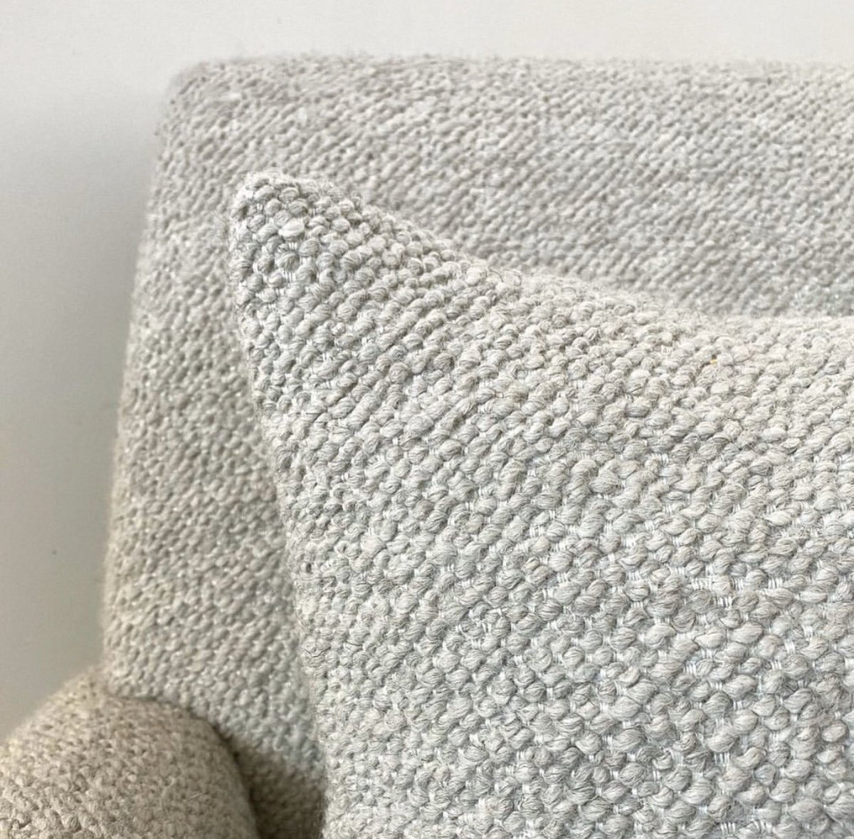The weather is colder and with most of us retreating indoors once again, it’s more important than ever to make sure our homes are cosy and comfortable - our wool bouclé, Faloria, will add luxurious, sumptuous texture to any interior🤍