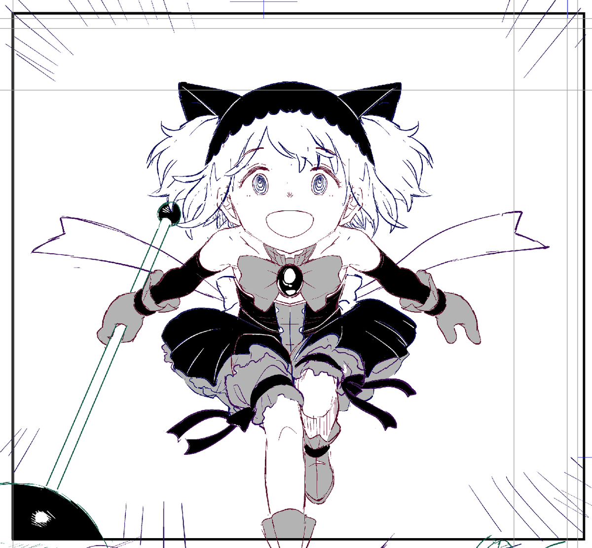 いわゆる…ゆまオルタ。ワルプルギスに付き従ってた影絵少女みたいにすべきかどうか迷ってます。 