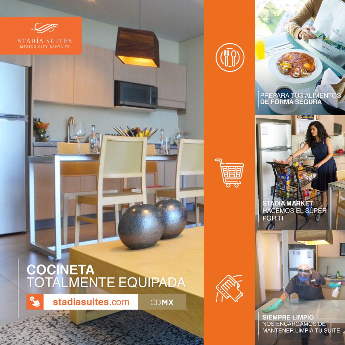 StadiaSuites's tweet photo. Nuestra Executive Suite es ideal para que te sientas como en tu hogar ¡Olvídate de las habitaciones pequeñas de hoteles! 
📞 8004449999 https://t.co/Mk23J5Pbic 

#mexico #cdmx #hotel #hogar https://t.co/btsPyguXEV