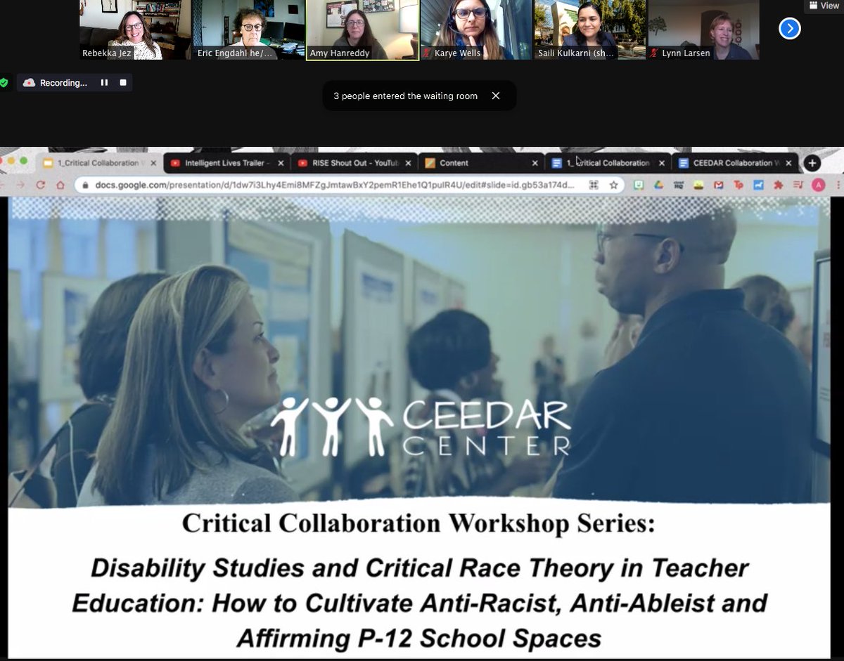 Dr_Koolkarni's tweet image. Thrilled to have been the first speaker for this @CeedarCenter Critical Collaboration Workshop Series! #discrit &amp;lt;3