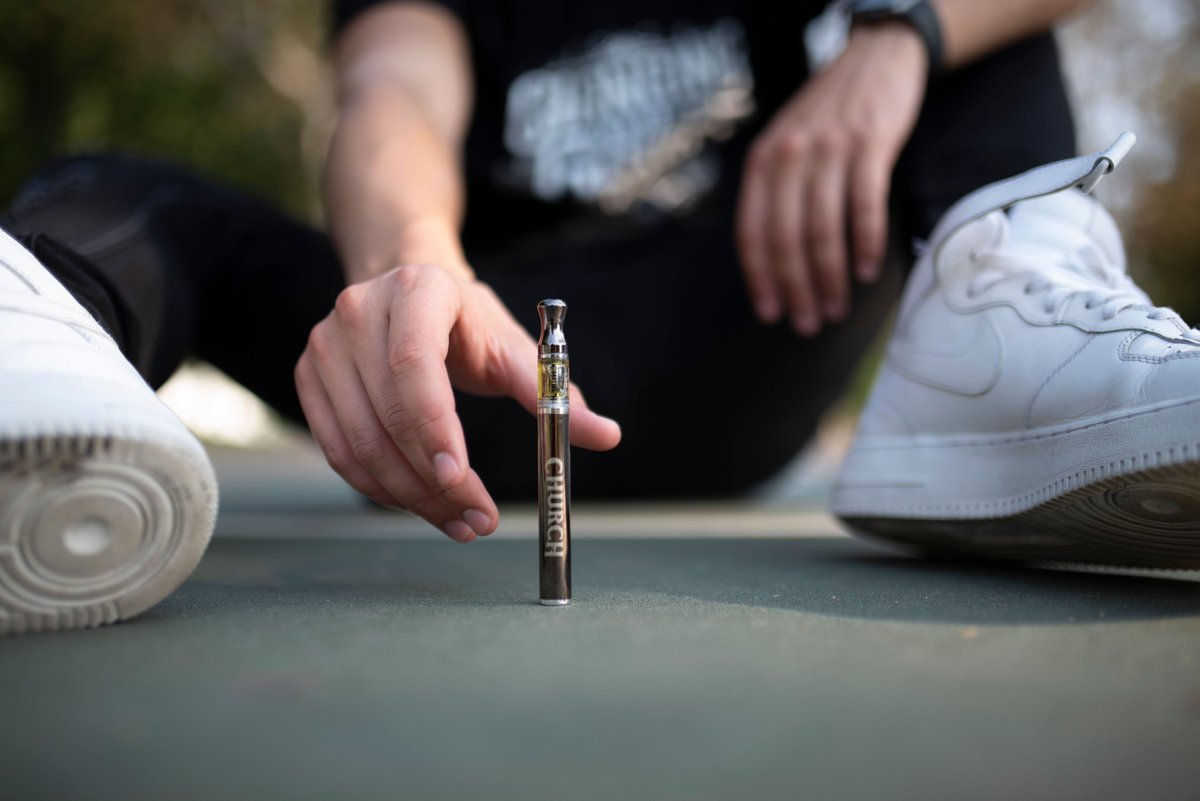 The @shopchurchco 510 cartridge packs a ton of heat with each hit. They only use premium oil derived from the most sought after strains, like Sundae Driver and Church OG ♱