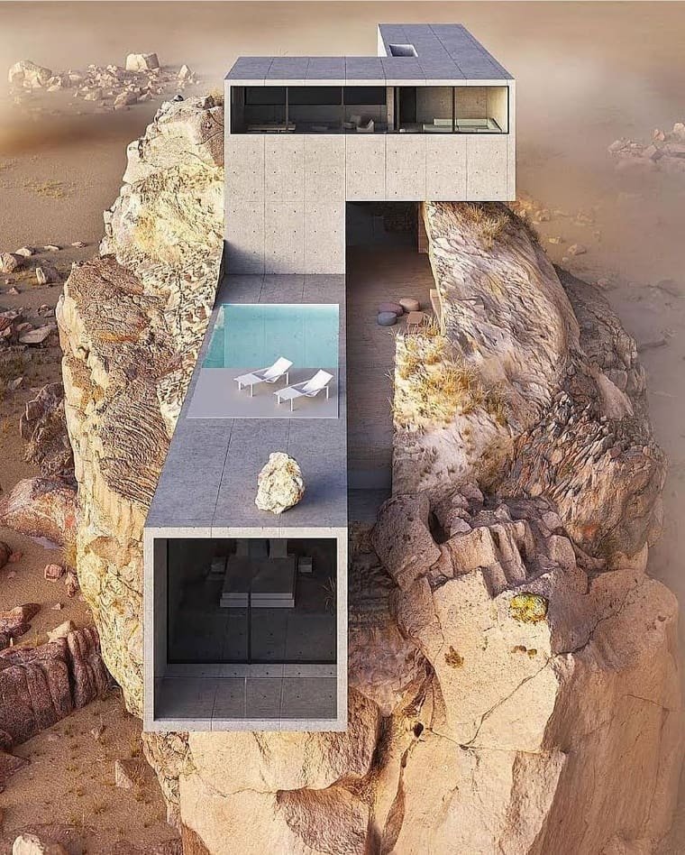 arquitecturapur's tweet image. &quot;Casa en la roca&quot; hermosa colaboración de @ameyzing_architect   
Nos encantará leer tu opinión de este diseño.

#arquitecturapura #arquipuros #arquitectura  #arquitecturamex #arquitecturaydiseño #maqueta #modelo3d #modeloarquitectonico #archilovers #archnews #archdaily