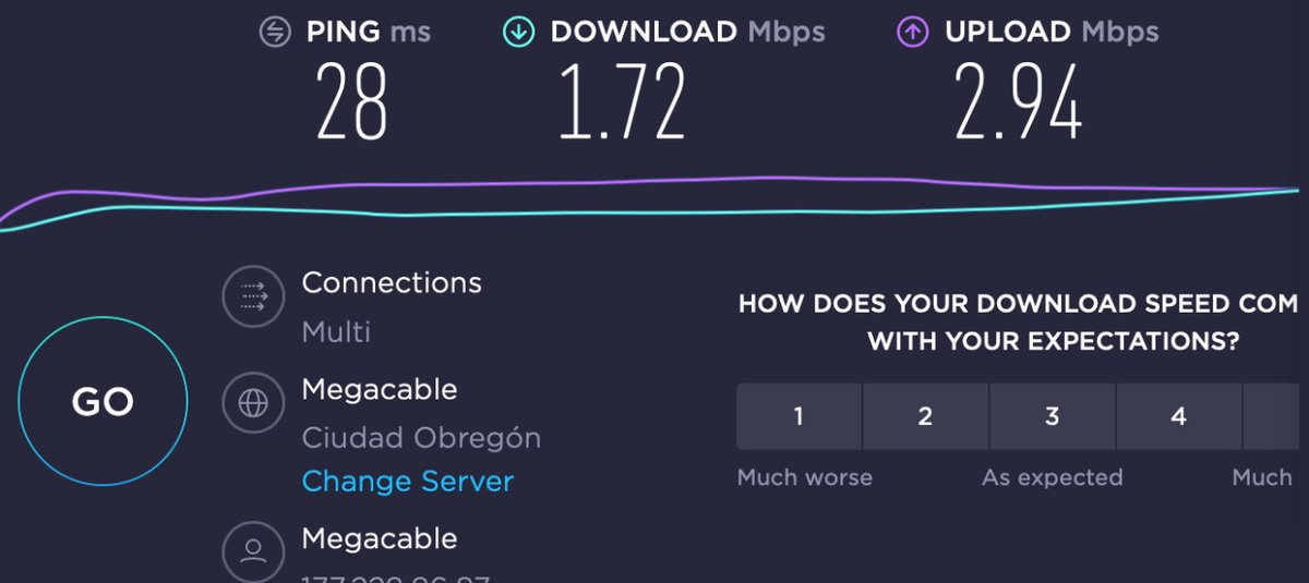gcamou's tweet photo. @Megacable que mugrero de internet tienen. Servicio de mierda https://t.co/FdVruYElbh