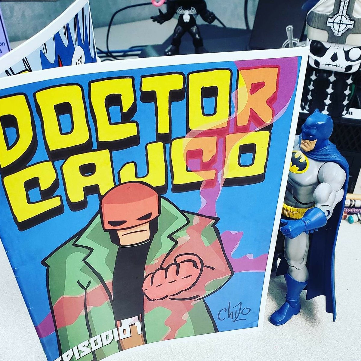 Chizocomics's tweet image. Batman sabe que hoy salió el episodio 5 de Doctor Cajco.
#comicspuertorico 
#doctorcajco 
#ChizoComics 
#puertorico🇵🇷 
#art