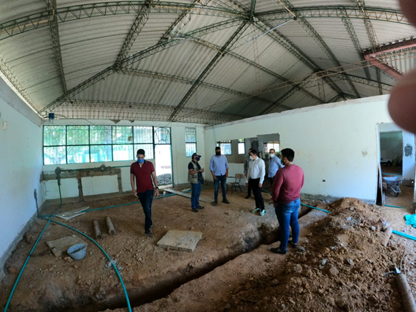 oscaropa's tweet photo. #AltaCalidad. Avanzan las obras de mejoramiento de la infraestructura física y equipamiento tecnológico de los laboratorios #UNIPAZ. Hoy se hizo visita por parte de la Rectoría. #UnidosSomosMás  @UNIPAZnoticias @GobdeSantander @alcaldiabarranc @Mineducacion @samuelmancera https://t.co/kgAoyB3Jyr