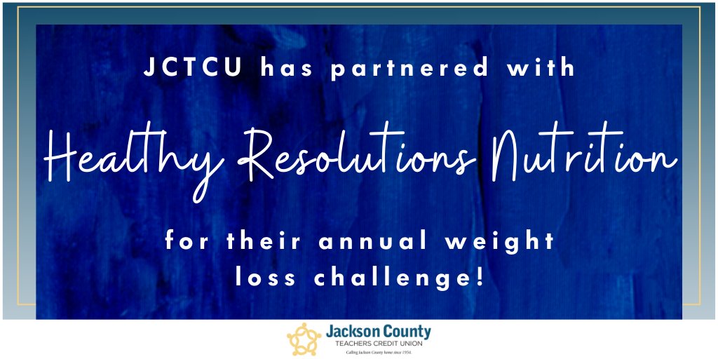 JCTeachersCU's tweet photo. #JCTCU is partnering with Healthy Resolutions Nutrition until February 19 for their annual weight loss challenge. We are giving a $50 gift card to the 1st prize winner and double their weight loss in dollars. So if you lose 20lbs, we will do an additional gift card for $40! π https://t.co/pYF3MkRGvj
