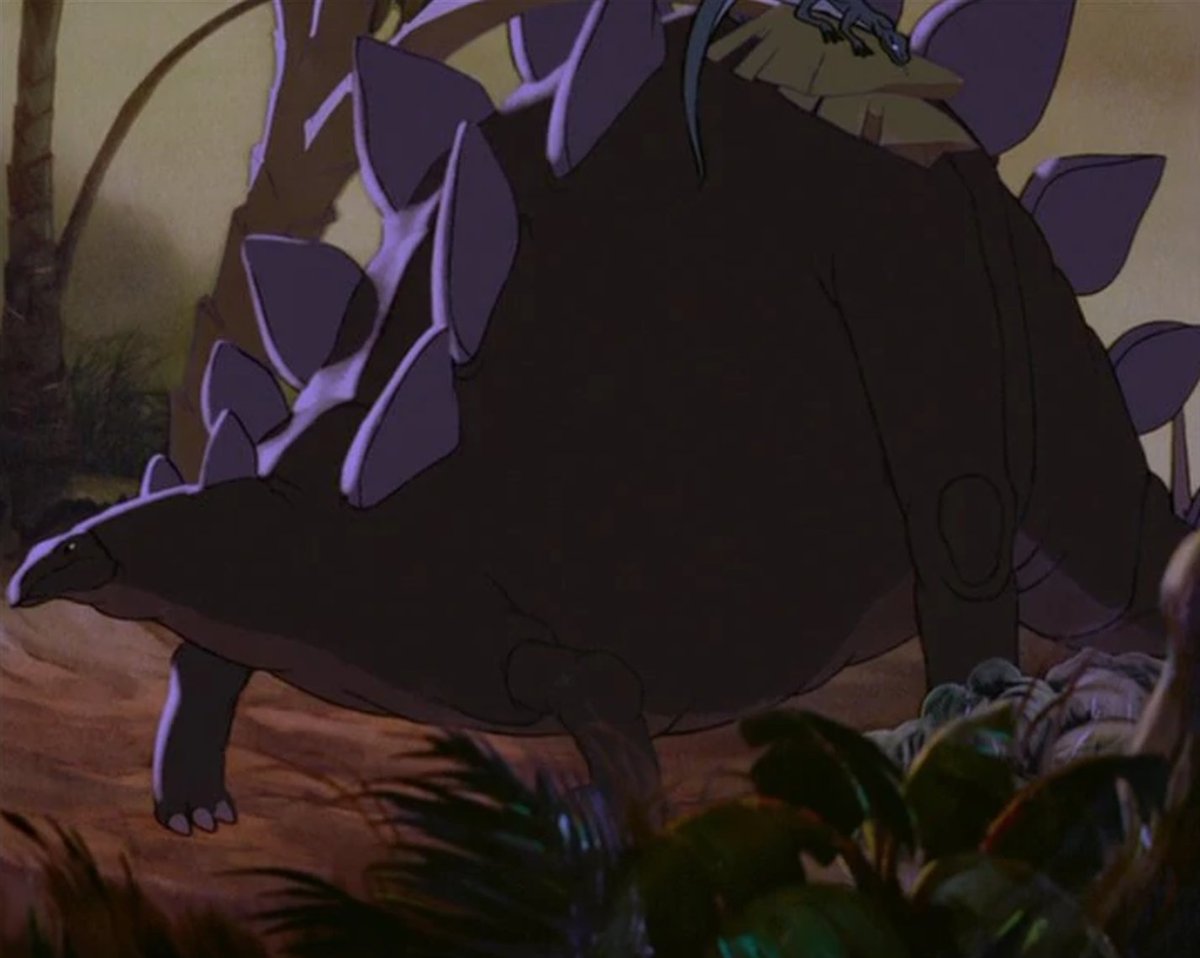 Every day I think about what an absolute unit the Fantasia stegosaurus is.