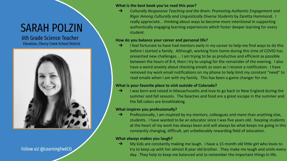 LearningFwdCO's tweet photo. How are your resolutions going? Great tips and tricks for setting work/life boundaries from Sarah Polzin of @CreekElevation! #MemberMonday https://t.co/moxrdw17wf