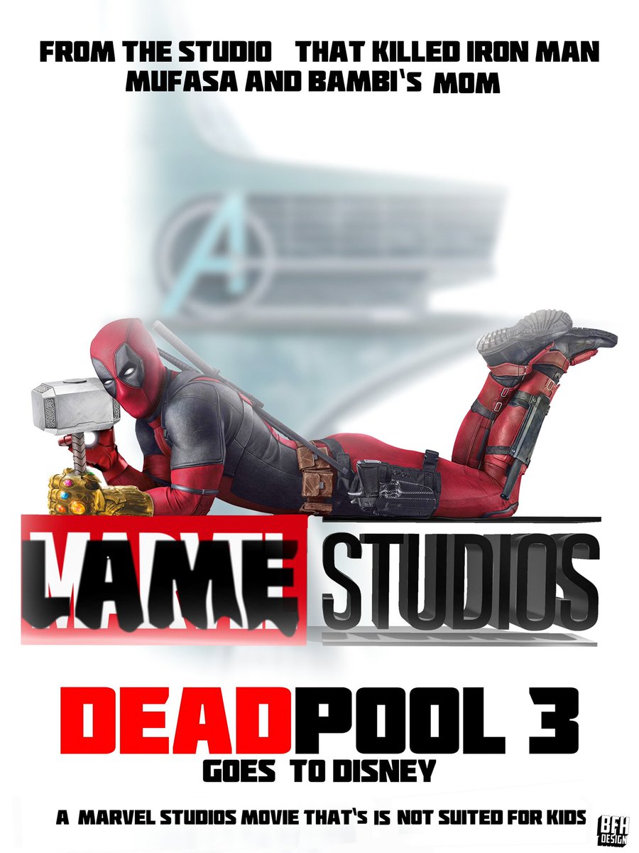 BFHDESIGN 🏴‍☠️ on X: Deadpool 3 poster made by me #Deadpool3  #MarvelStudios @robertliefeld @MarvelStudios  / X