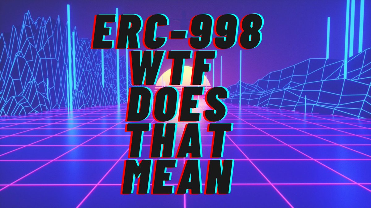ZedGazette's tweet photo. well all love ERC-721, but ERC-988 is the future.
let me help out with that introduction 😉
https://t.co/2HQnaKVDz6
Non-fungible tokens are the future of gaming ownership.
#NFT #ethereum #ERC998 #Gaming #ownership https://t.co/6vcaqKHhpI