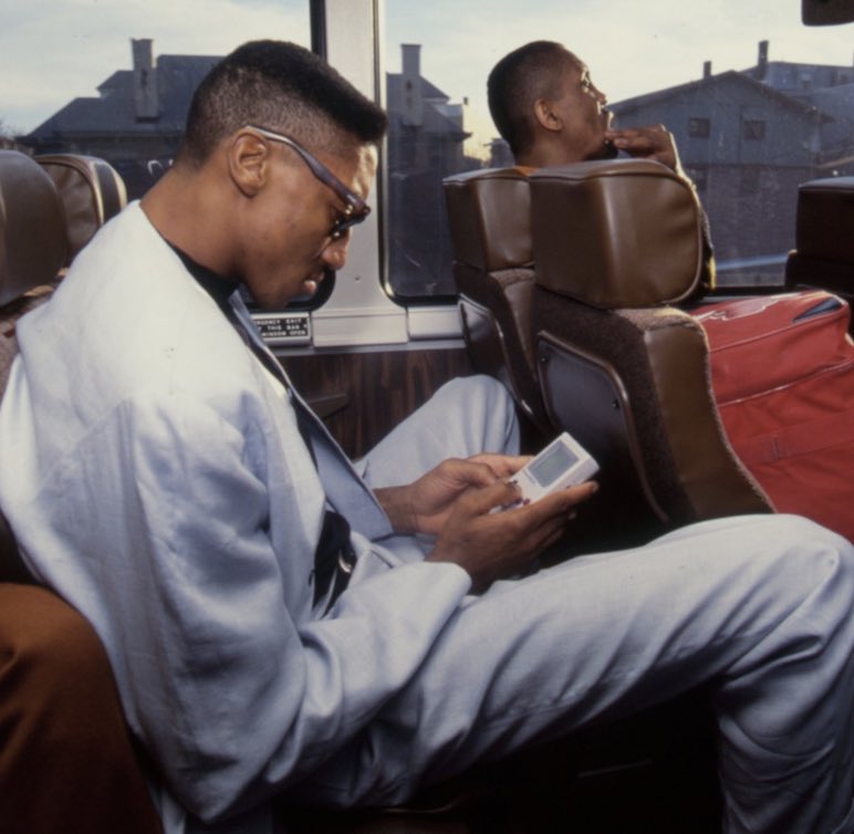 Athletes with outdated technology is a photo series I didn’t know I needed