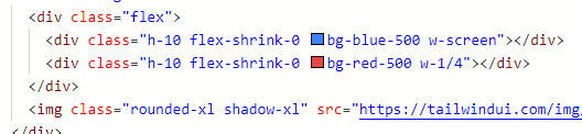 bourhaouta's tweet photo. @adamwathan I was playing with something like this, I know it's a nasty mark-up haha but I don't think I can make the image take the width of the other two divs https://t.co/D7CRBV7Mb9
