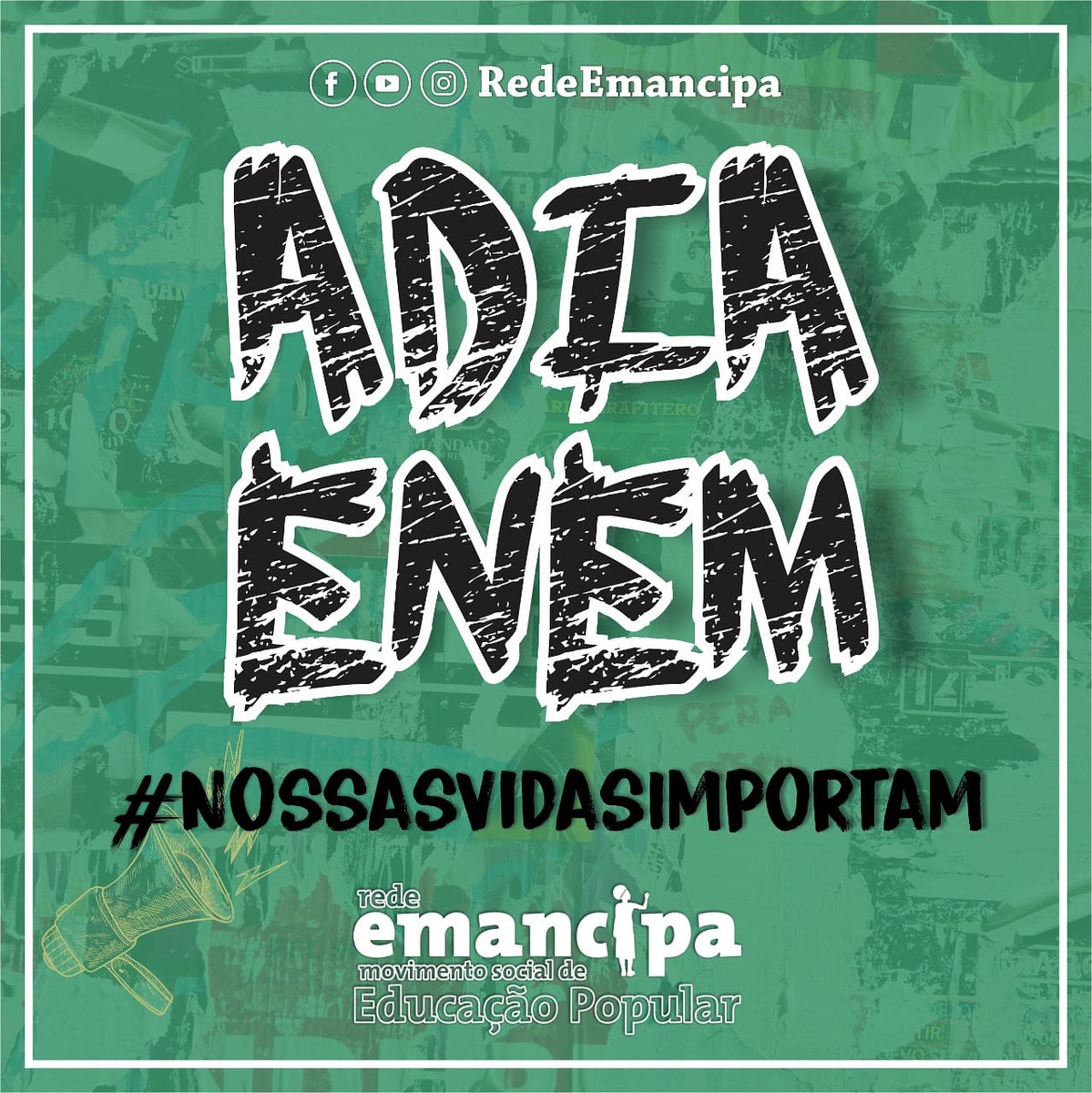 redeemancipace's tweet photo. Enem e desigualdades

A notícia da morte por Covid-19 do diretor responsável pelo Enem, o General  de reserva, Carlos Souza, designado pelo governo Bolsonaro, torna ainda mais importante uma decisão rápida em defesa da saúde dos estudantes.

+ https://t.co/SDFQoCJPVs