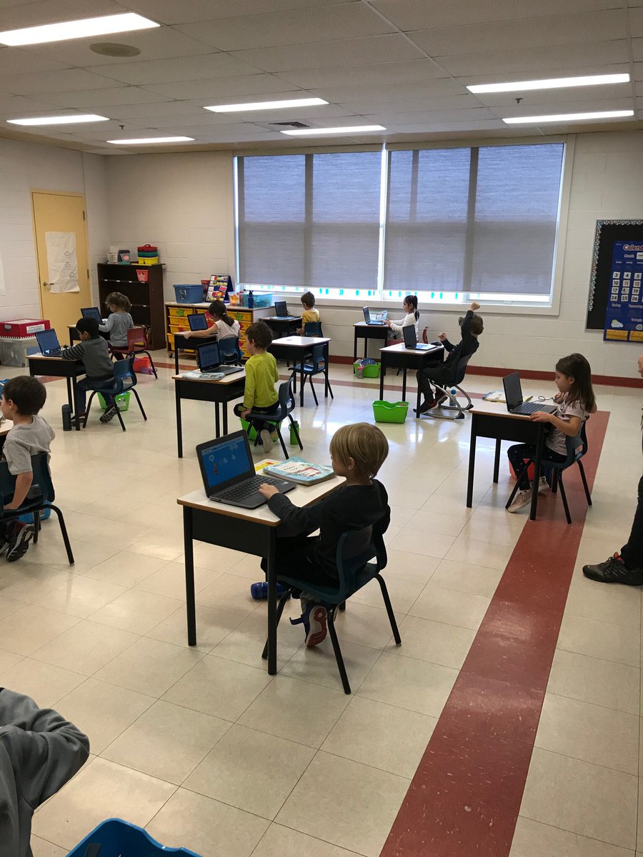 ChedECGA's tweet photo. Ms Dort’s Gr. Primary class working on their reading skills using Squiggle Park. https://t.co/ErLFknxhEq