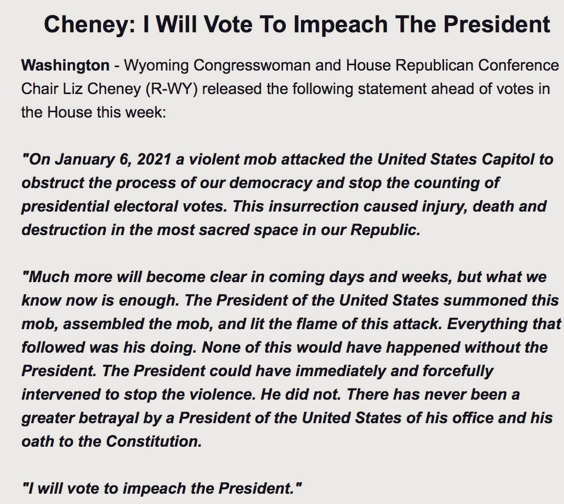 ProjectLincoln's tweet photo. .@RepLizCheney is choosing America. https://t.co/IJt9NDzYoK