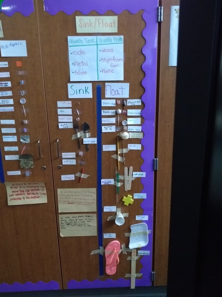 BonillaECSE's tweet image. Today was classified matter by its ability to sink or float. We made comparison statements and added to our Matter IWW. @CFISDScience @FlanaganPam @LesleyLucia @CFISDLieder #GrowingLieders #sinkfloat #matter