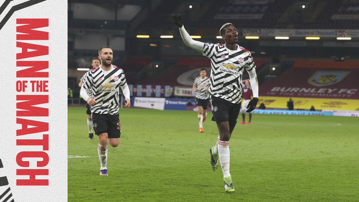 ManUtd's tweet photo. He 𝐫𝐚𝐧 the show. 👑

👏 @PaulPogba 👏 https://t.co/ZNelNf57MS