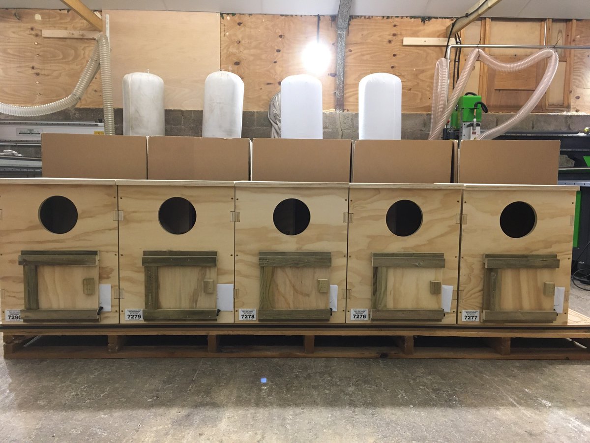 BarnOwlCentre's tweet photo. Here’s a few more Owl Homes leaving us this week to add support to the UK Owl population. 🦉👍💚 https://t.co/5riRK4FCcq