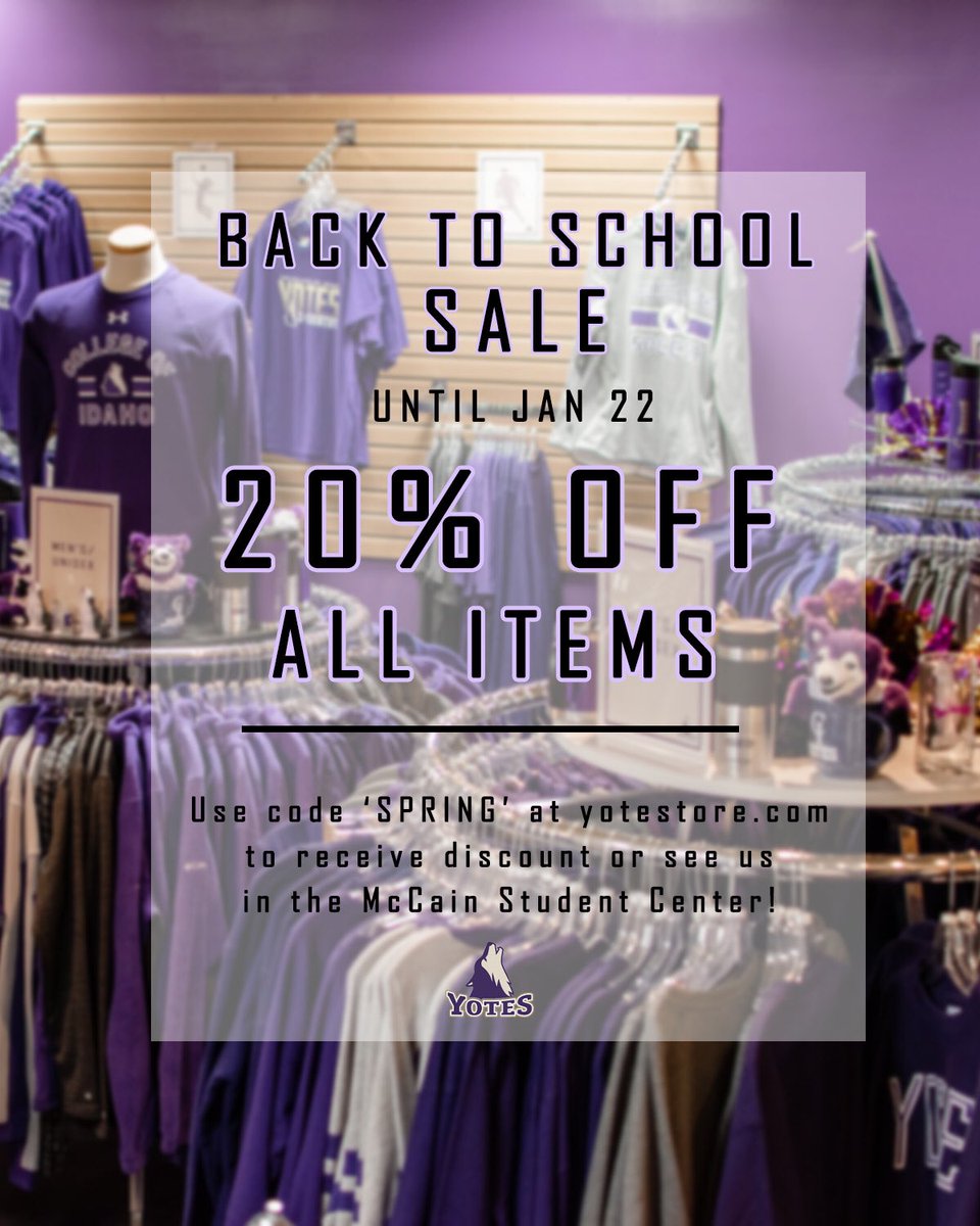 yotestore's tweet photo. 20% off all items right now! Shop in person or use code ‘SPRING’ online to receive discount! https://t.co/odp021yQ2K