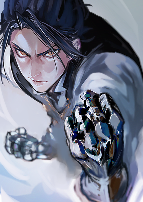 「black hair mechanical arms」 illustration images(Latest)｜3pages