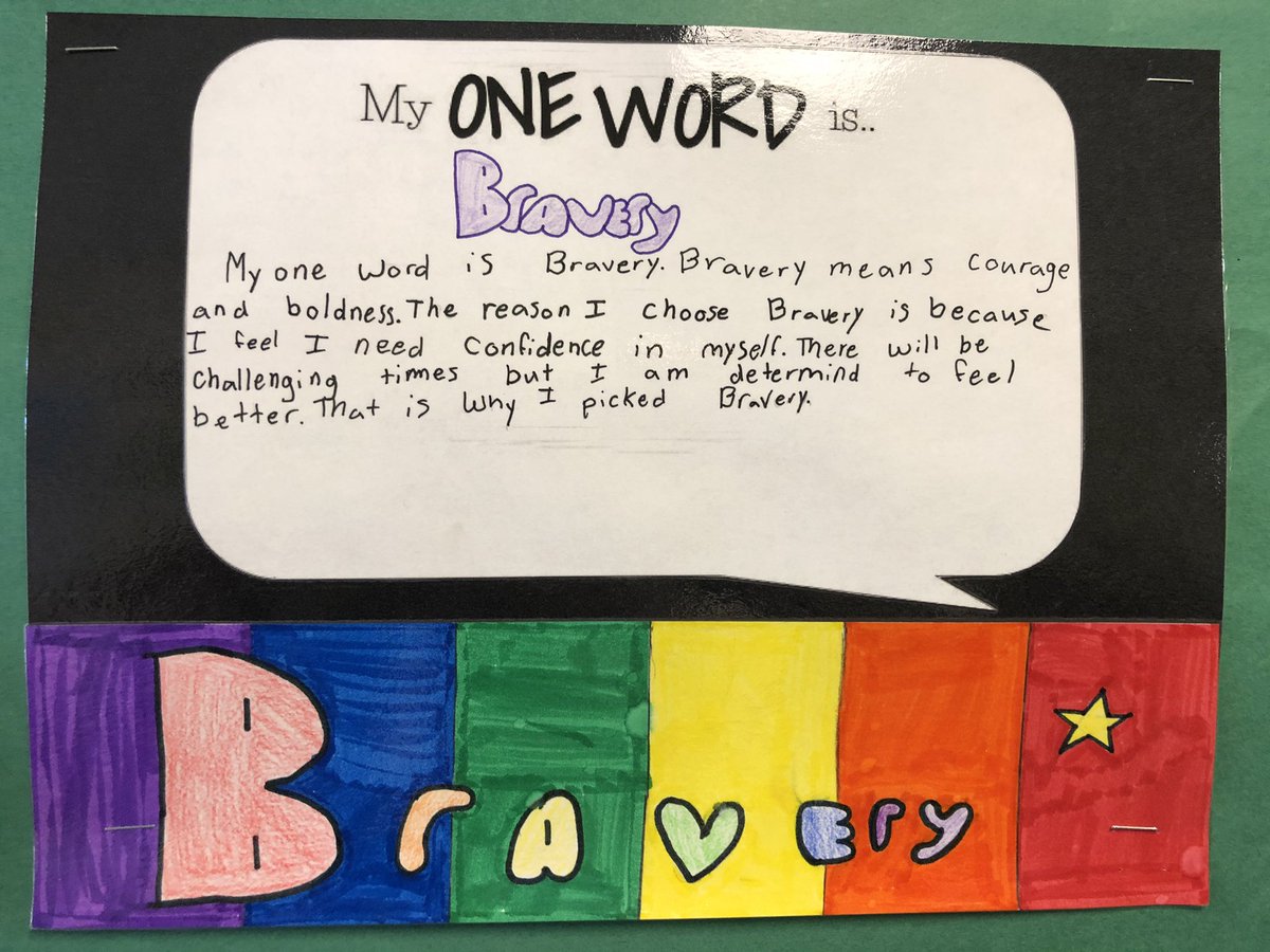 Holder5thgrade's tweet photo. Our class picked one word to focus on for the year. This word is a word that will make us a better person throughout the year.#one word @ISDSchools @ISD5thGrade @LBSharks https://t.co/NbTsfFY0hY