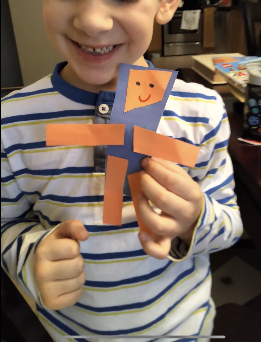 InspirationsinK's tweet photo. Look carefully...one of the children included her brother in her creation!  This is one of our favourite at home learning activities! ❤️ @MsTRibeiro https://t.co/m06d26Q6fC