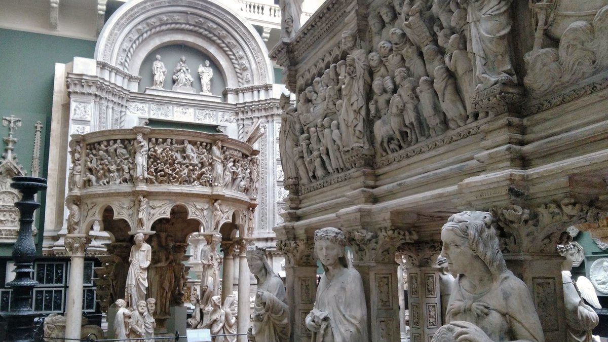 Sala de yesos del Museo Victoria &amp; Albert.