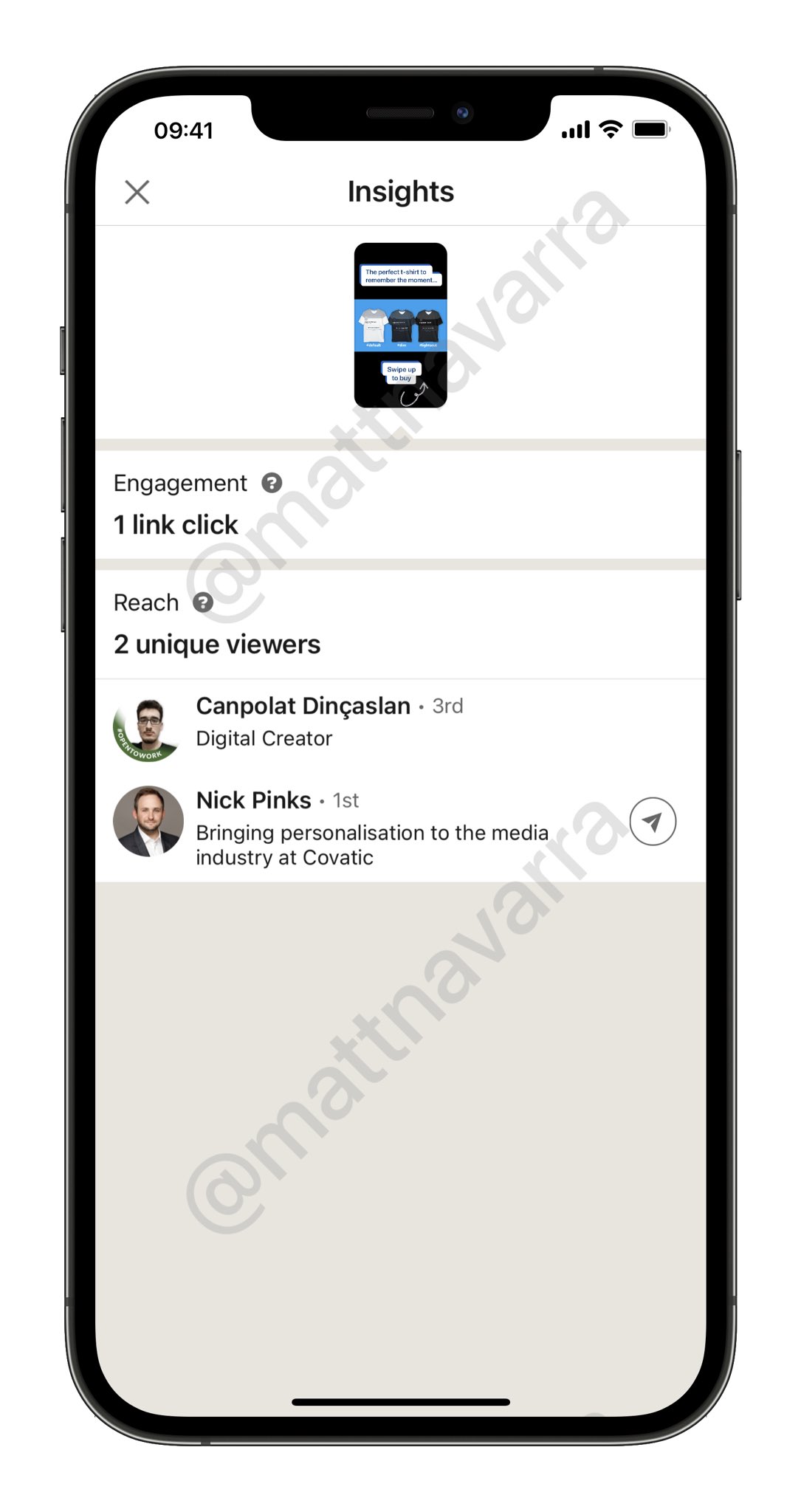 LinkedIn stories add links