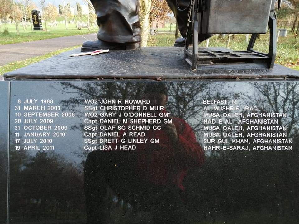 It felt strange at the end of our time. The relief, which was almost a celebration, because someone lost a limb, because they hadn't died. That felt like a small win.