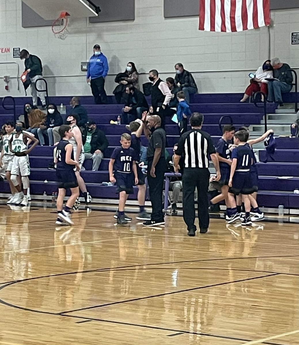 RCEMiddle's tweet photo. Congratulations to our 7th Grade Boys on a 41-10 victory over the Breakers! #teamRCE🐾 #RCEhoops🏀 https://t.co/h0bncvtL0t