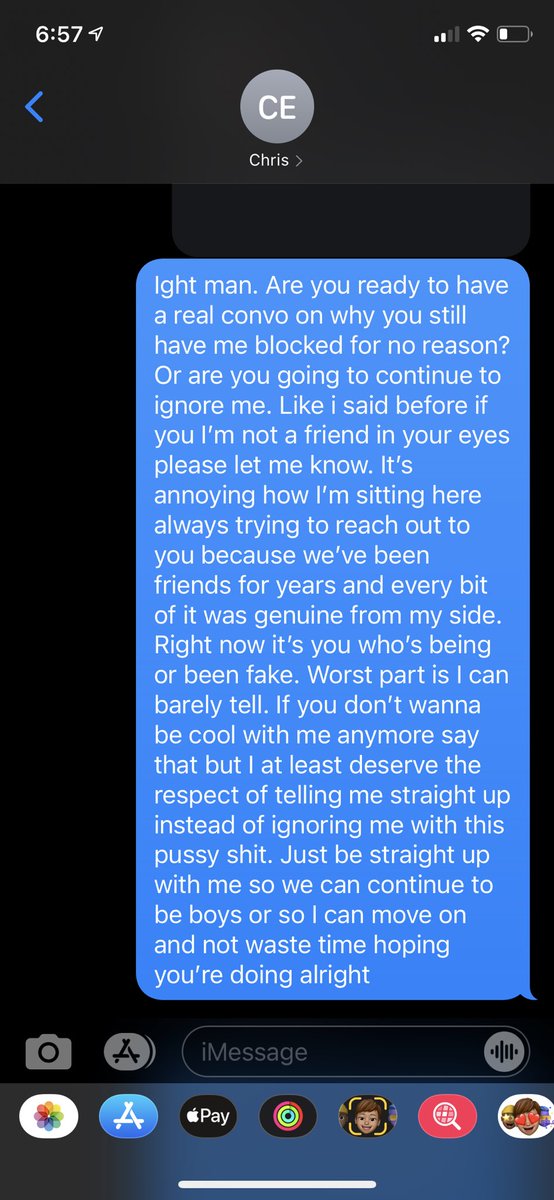 Skoobs_'s tweet photo. @endzyys If you’re gonna call me out. Do it honestly and with good reason. Punk ass bitch. https://t.co/Yx1Lj3af3h