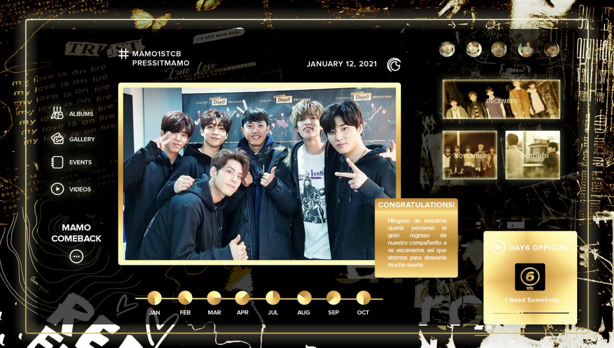 DAY6TW's tweet photo. ⠀⠀،  🗓️ ❜ .⠀save * ¡  t͟he⠀@d.𝗮𝘁𝗲̄  :  [ 𝗗𝗔𝗬𝟲 *  \ . 📸 ] ⠀, ,⠀— ⌗attendıng₊ ' _ 𝗲 𝘃 𝗲 𝗻 𝘁 𝘀  : #MAMO1STCB #PRESSITMAMO.

Ninguno quería perderse el regreso de nuestro compañero, así que vinimos todos para desearle mucha suerte. https://t.co/IRykwAjO4E