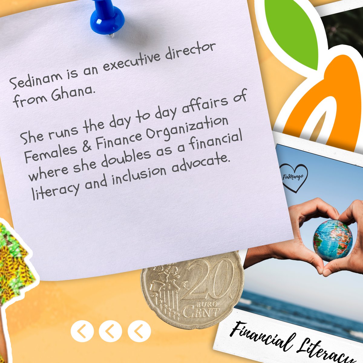 finmango's tweet photo. FinMango Advocate: Sedinam Ameku‼️ 🥭

👈👈 SWIPE LEFT 👈👈

Profile: https://t.co/o7LZGiZDgZ 

#advocates #finmango #financialliteracy https://t.co/zJLYoJm0r3