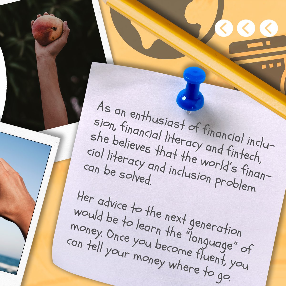 finmango's tweet photo. FinMango Advocate: Sedinam Ameku‼️ 🥭

👈👈 SWIPE LEFT 👈👈

Profile: https://t.co/o7LZGiZDgZ 

#advocates #finmango #financialliteracy https://t.co/zJLYoJm0r3