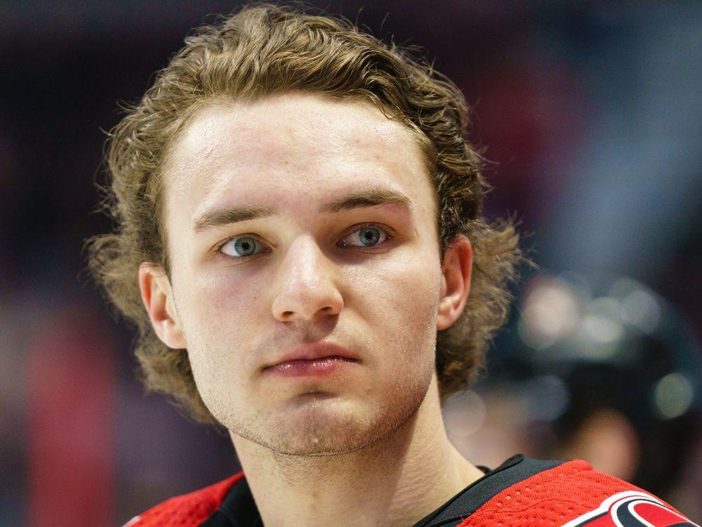 GARRIOCH Josh Norris all smiles as the Ottawa Senators get ready for Opening Night