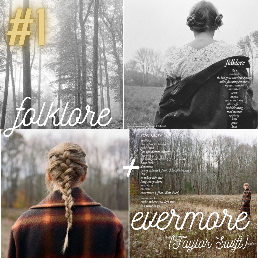 TheReader_Omaha's tweet photo. Album #1 is actually two albums: #Folklore  and #evermorealbum . Click the link to read more from journalist @cates_leah about the “sister records,” as @taylorswift13 calls them, that claimed the top spot. https://t.co/mQ8v8u4eaT @taylornation13 #AlbumsOf2020 #BestNewMusic https://t.co/RnxRiEcq2E