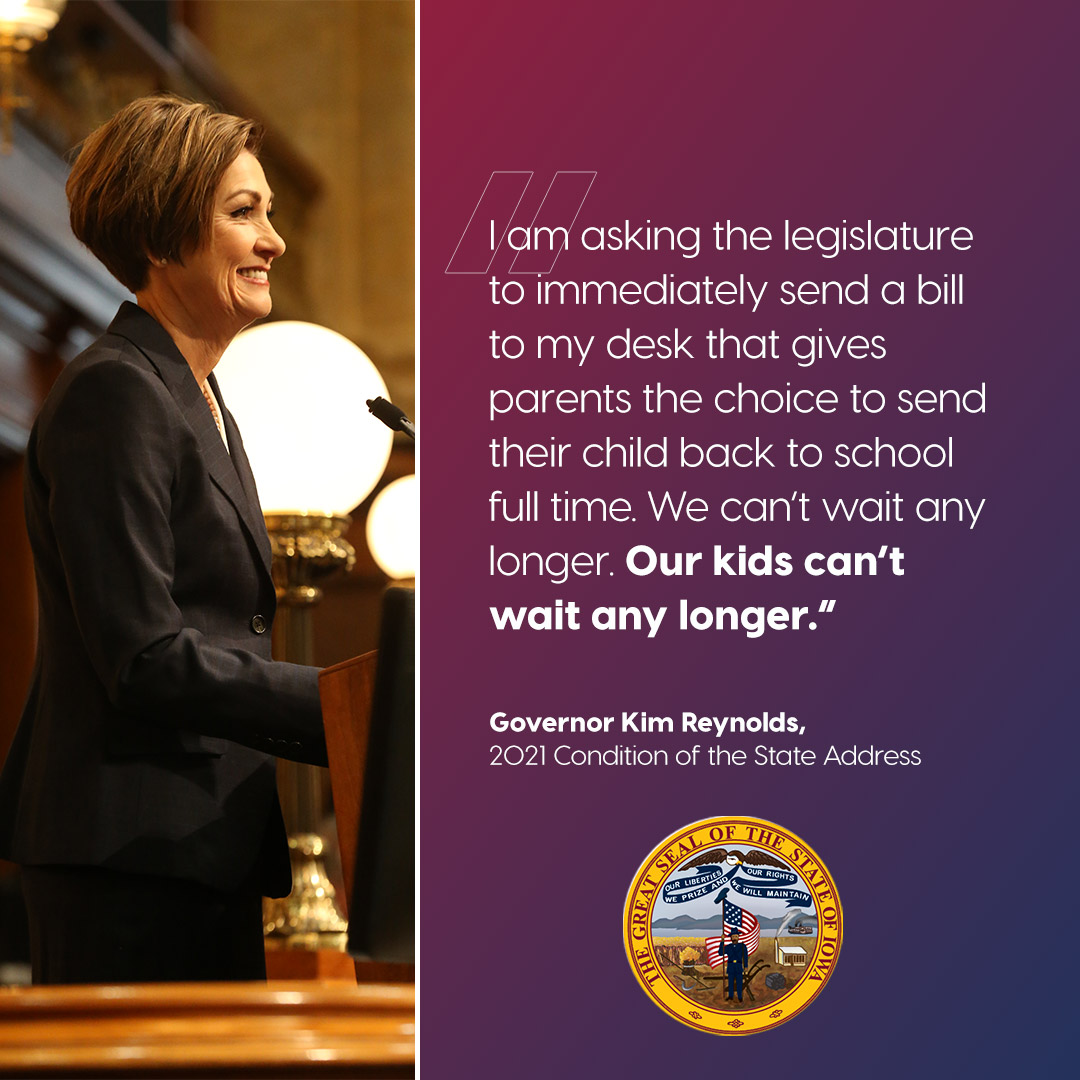 Gov. Kim Reynolds tweet media