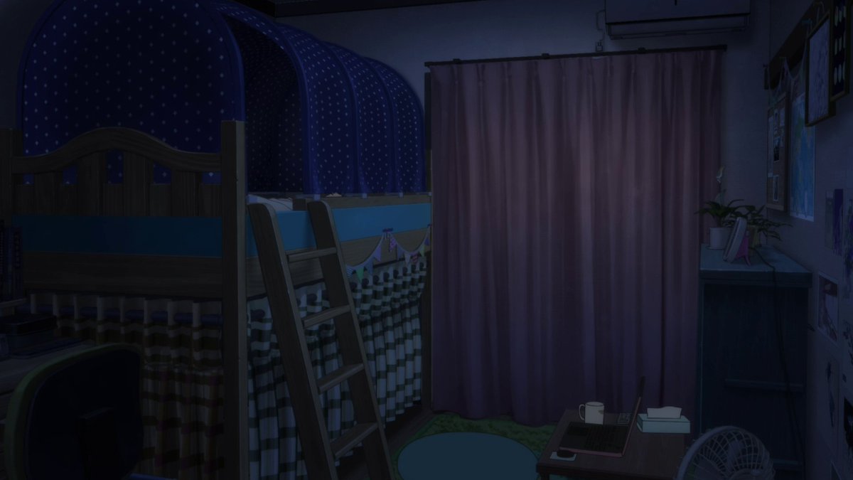 Throughout the opening scenes there's a lot of us looking in on her, which gives us the sense that her character likes to keep to herself, in short, she likes to remain closed off from the outside, much like an egg.