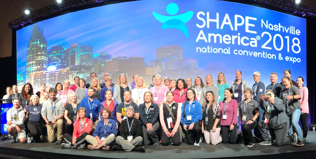 praggs3's tweet photo. RT @terridr99: @SHAPE_America @shapeamericamw @SHAPEAmericaCD @SHAPEAmericaWD @SHAPEAmerica_ED @SHAPEAmericaSD @BrettAFuller @JamieSparksWSCC @jlobianc @SHAPEAmericaCEO A few favorite memories from #SHAPENashville 😊💓 @HPEC_CA @EPEWCP #CaliCrew @NBCTS… https://t.co/G2sQ4LPLk9