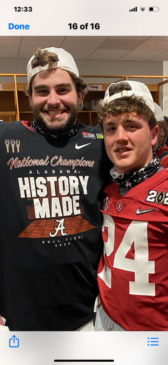 YeagerSpartanFB's tweet photo. Congratulations to two of Mountain Brook’s finest: Joe Donald &amp; Clark Griffin for being a part of making history. https://t.co/MsXlkIzgJl