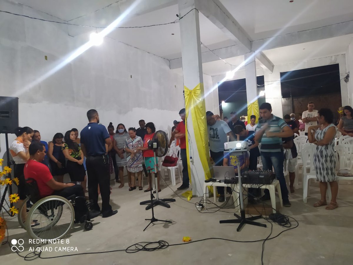 Terceira noite de Evangelismo das Primícias, igreja adventista central de Maracaçumé!