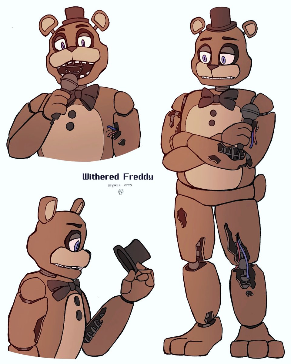 Withered Freddy by PazzArts on DeviantArt