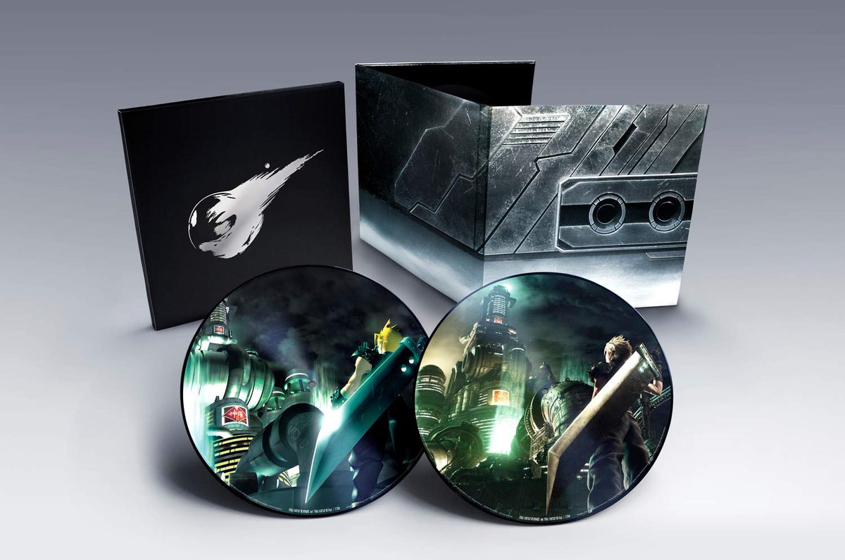 All soundtracks pressed on vinyl/made available on CDs, preferably in a single box set or selected tracks from each game in special anniversary packaging like the Final Fantasy 7 Remake vinyl.