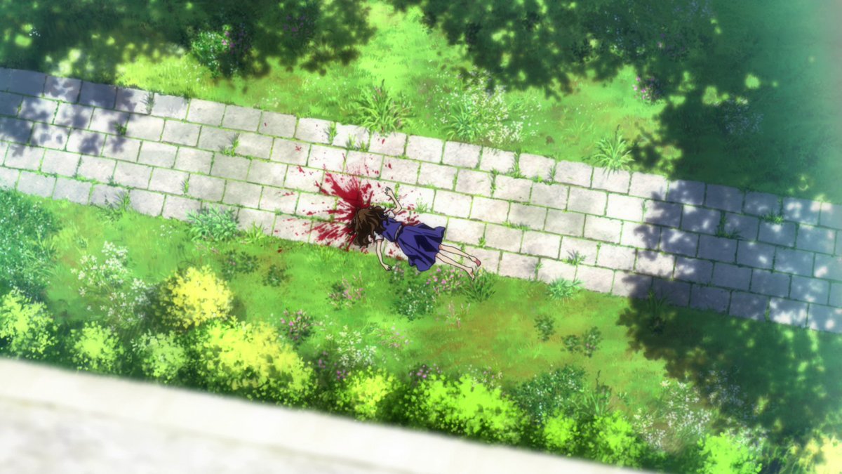 Remember that bug I mentioned earlier? Ai was certainly thinking about Koito in that instant which is why she went through with the burial with the little sprout on top because she wishes Koito was alive. There's so much clever imagery in this show!