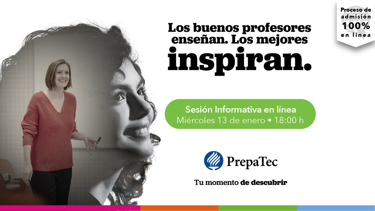 ¡Te invitamos a nuestra próxima Sesión Informativa en línea para #PrepaTec! 😁 Conéctate, resuelve tus dudas y comienza tu proceso de admisión. 😉 #TecCCM 🐏
Regístrate aquí 👉 https://t.co/oKaj1karzA https://t.co/rX6b2YXar8