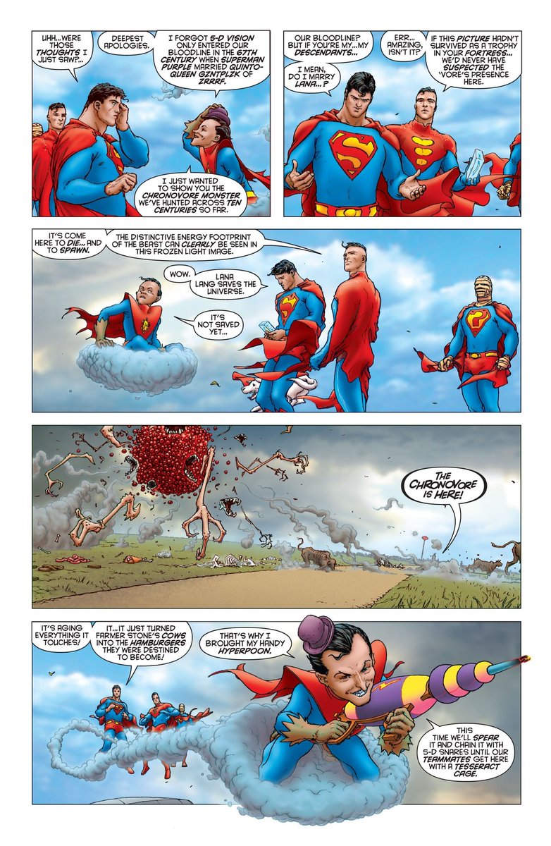 The Superman Squad is so much fun. A great way to show how Superman's myth is timeless. How it can change with time and take many different forms.Note to self: This is important for Multiversity.